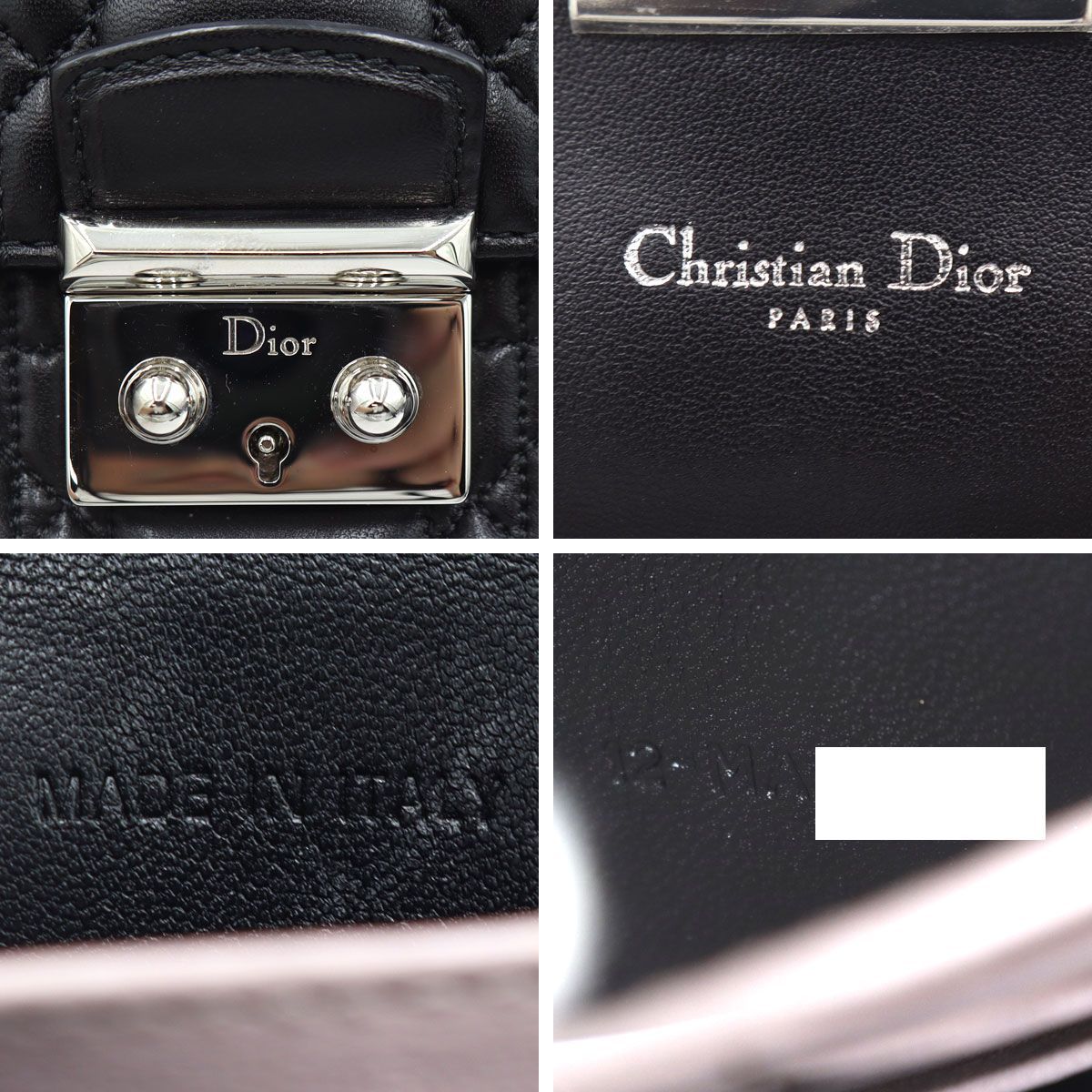 クリスチャンディオール（Christian Dior） チェーンウォレット・カナージュ　Z0724　【鍵がありません】　W21cm×H14cm×D4.5cm　財布　ショルダーバッグ　レディース（中古）