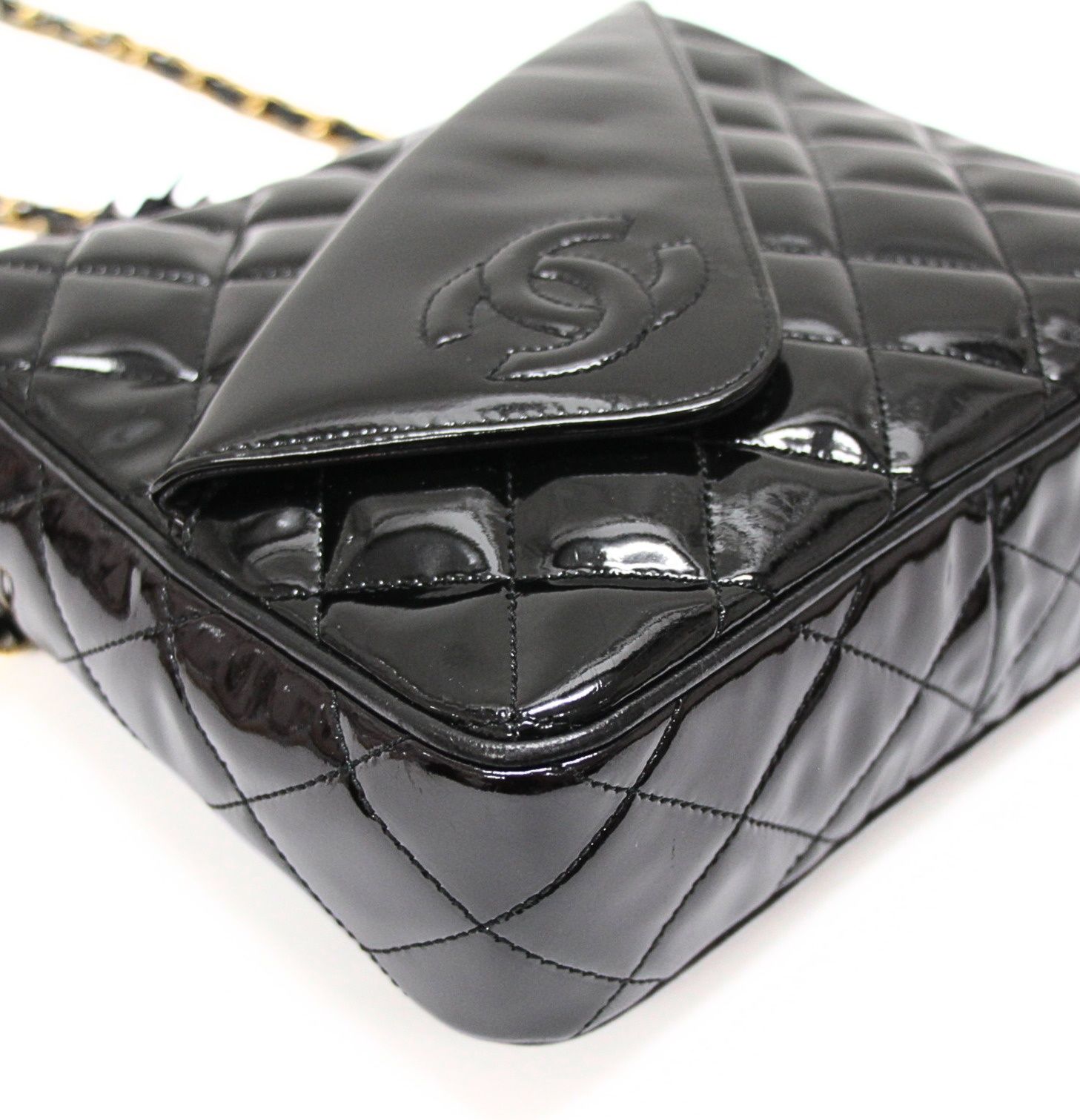 美品 シャネル CHANEL マトラッセ フリンジ ココマーク チェーン