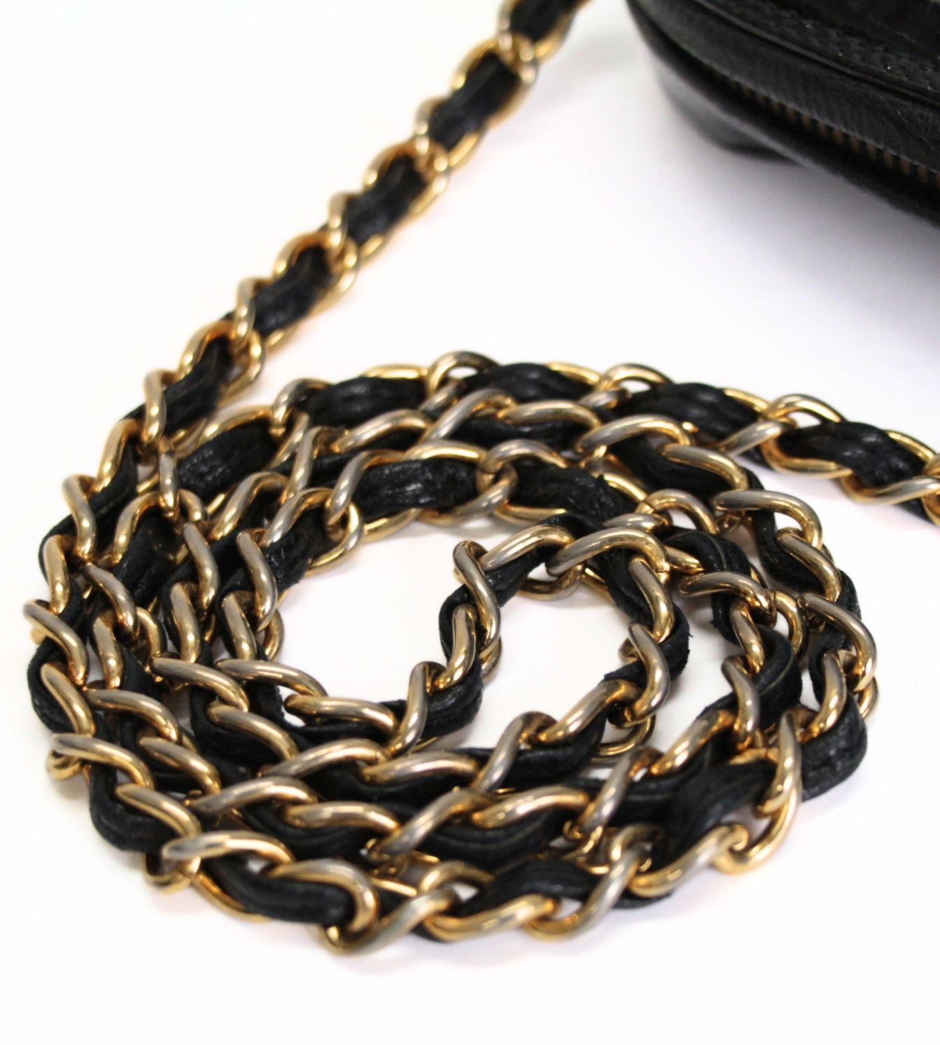 美品 シャネル CHANEL マトラッセ フリンジ ココマーク チェーン