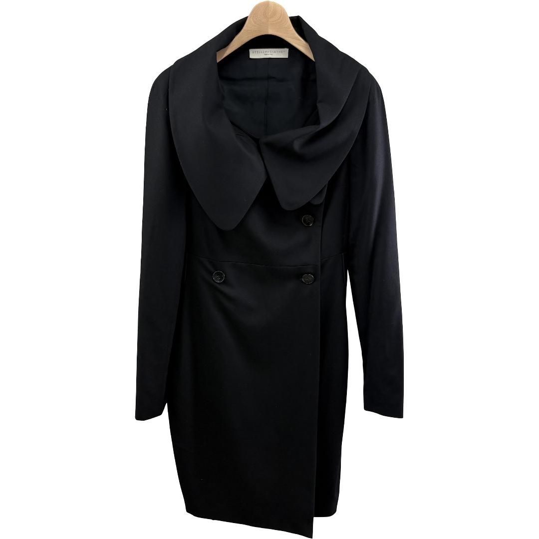 ステラマッカートニー STELLA McCARTNEY ダブル コート 415-240884 ブラック 38サイズ レディース