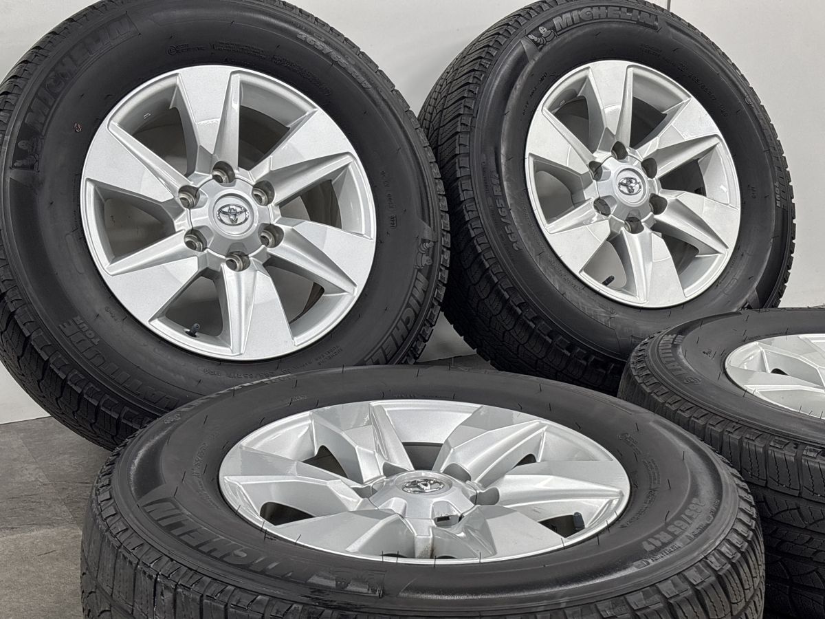 美品】トヨタ 150 ランドクルーザープラド 純正 17in 7.5J +25 PCD139
