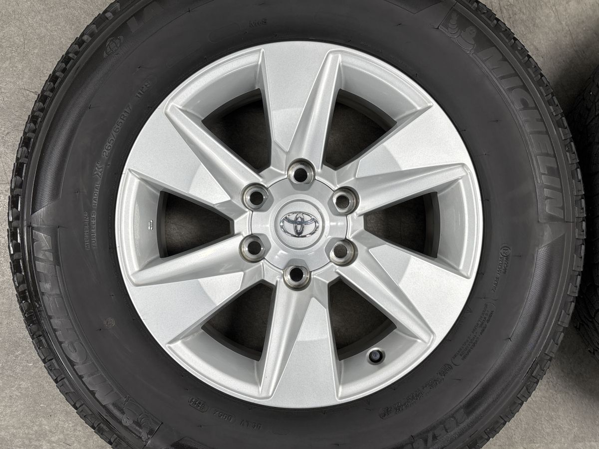 美品】トヨタ 150 ランドクルーザープラド 純正 17in 7.5J +25 PCD139