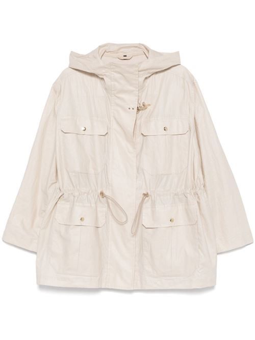 FAY リネンコットンブレンドパーカーコート 送料無料