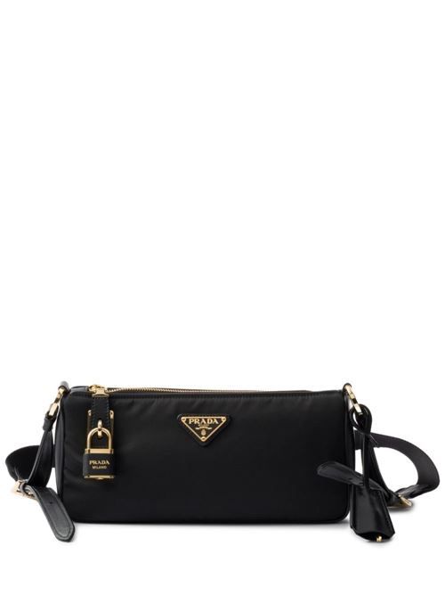 PRADA リナイロン＆レザー ショルダーバッグ 送料無料