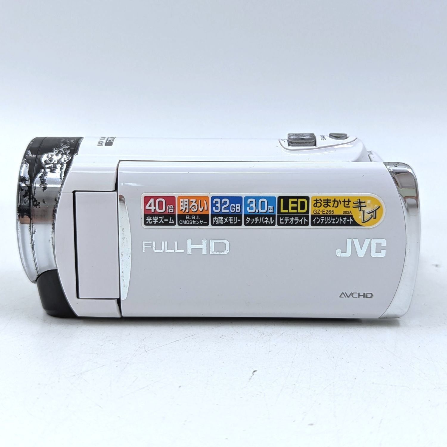 Victor JVC ビクター Everio GZ-E265-W 内蔵メモリ 32GB フル