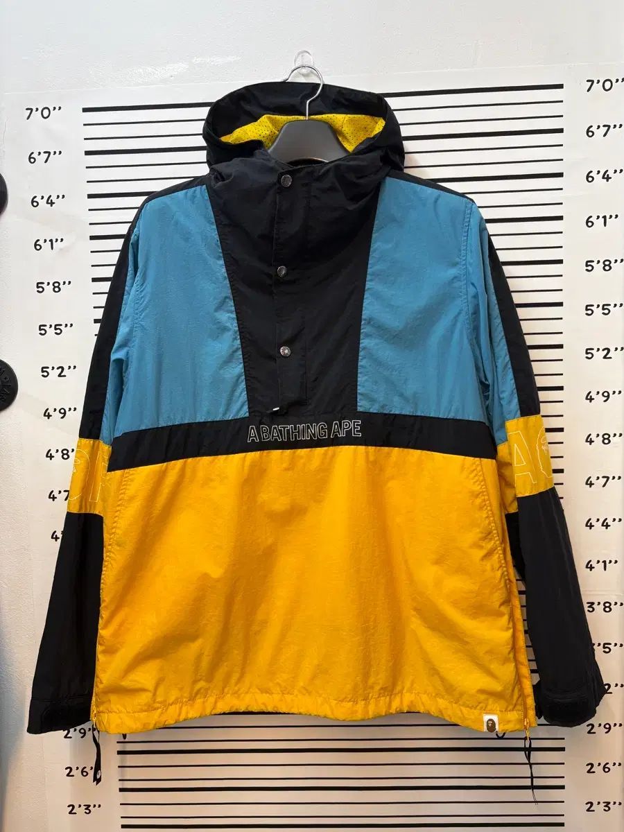 A BATHING APE アベイシングエイプ ハーフ ジップアップ アノラック 2XL