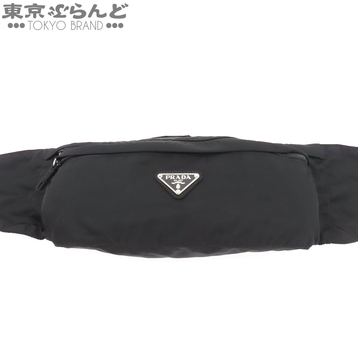 プラダ PRADA ウエストバッグ V132 ネロ ブラック テスート サフィアーノ ナイロン ボディバッグ ユニセックス 101882402