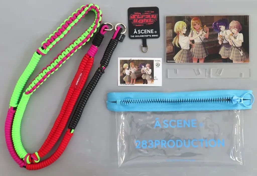 【中古】携帯サプライ ストレイライト 公式コラボ Design paracord shoulder(パラコードショルダー) 「アイドルマスター シャイニーカラーズ×A SCENE(エーシーン)」