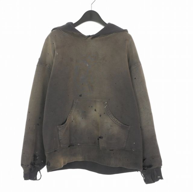 セントマイケル SAINTMICHAEL × ベルベルジン BerBerJin 25AW BB_DBL FACE HOODIE パーカー フーディー L グレー SM-HR1-0000-C56