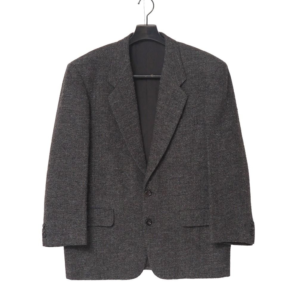 1981年【デカオム】オム コムデギャルソン ヘリンボーンダブルジャケット □美品□COMME des GARCONS HOMME コムデギャルソンオム ヴィンテージ