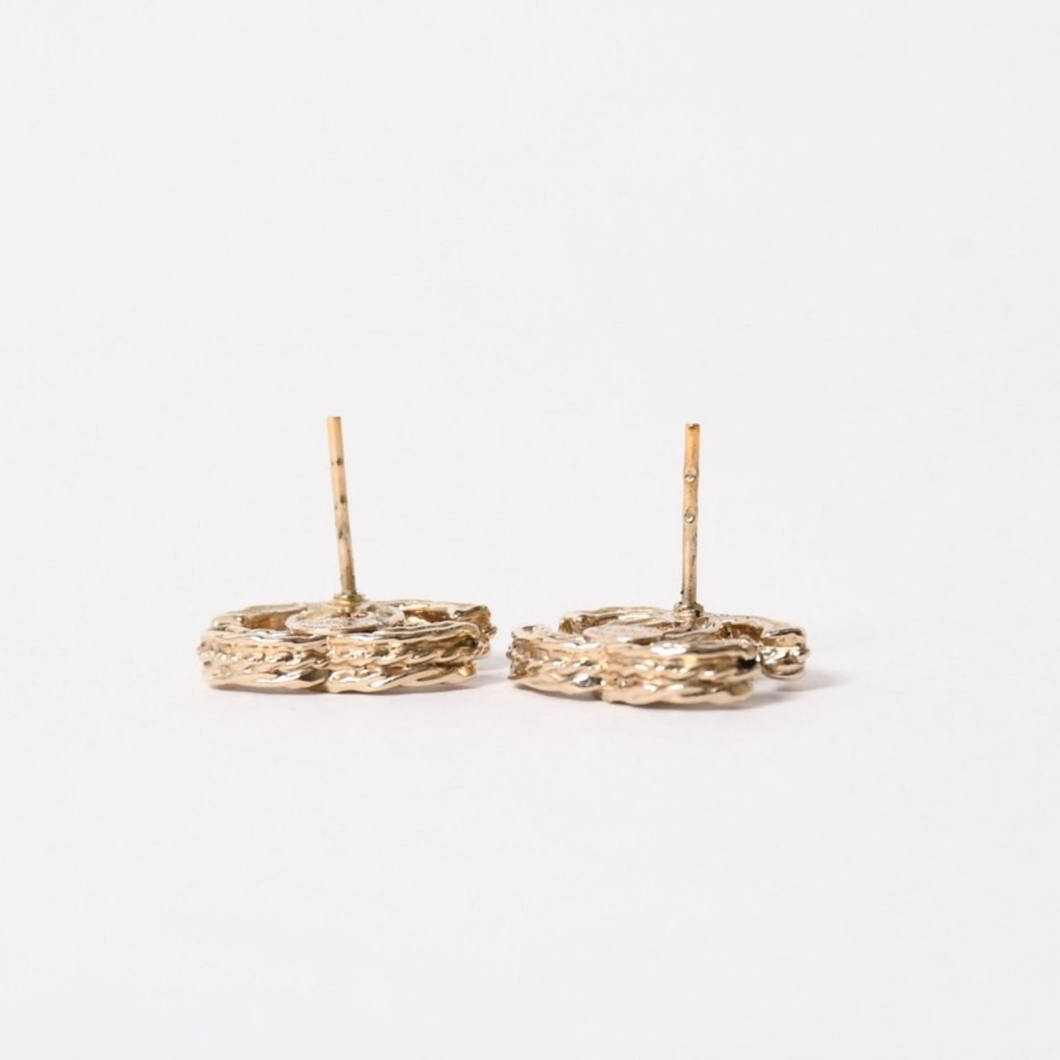 極美品 CHANEL シャネル ピアス イヤリング ココマーク ゴールド