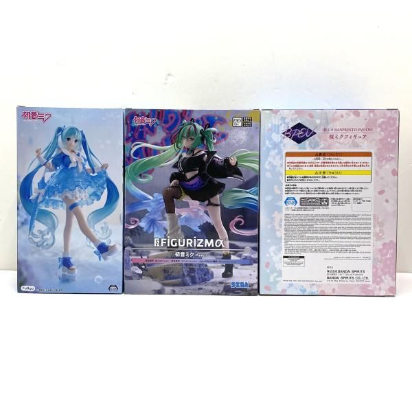 中古】【まとめ/箱傷み/開封済あり】初音ミク フィギュアまとめ②[95