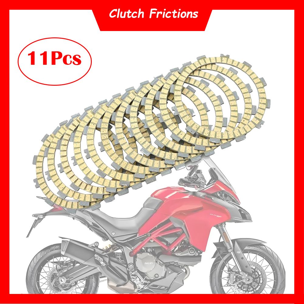 Ducati Multistrada 950/1158 V4/1200 用 クラッチ摩擦ディスクプレートキット 11個