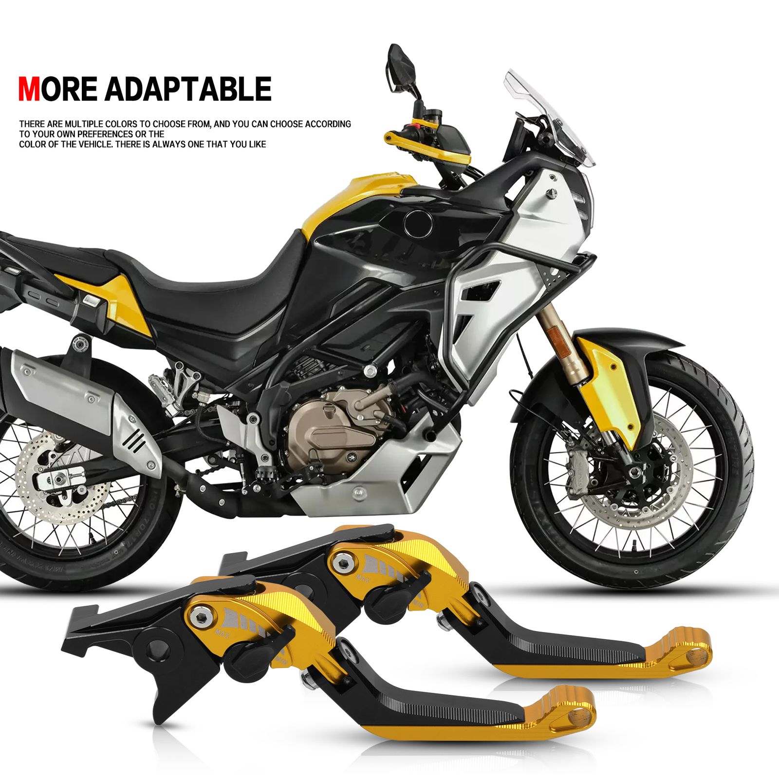 ホンダ CB125R/F/E 用 折りたたみ式調整可能クラッチ・ブレーキレバーセット