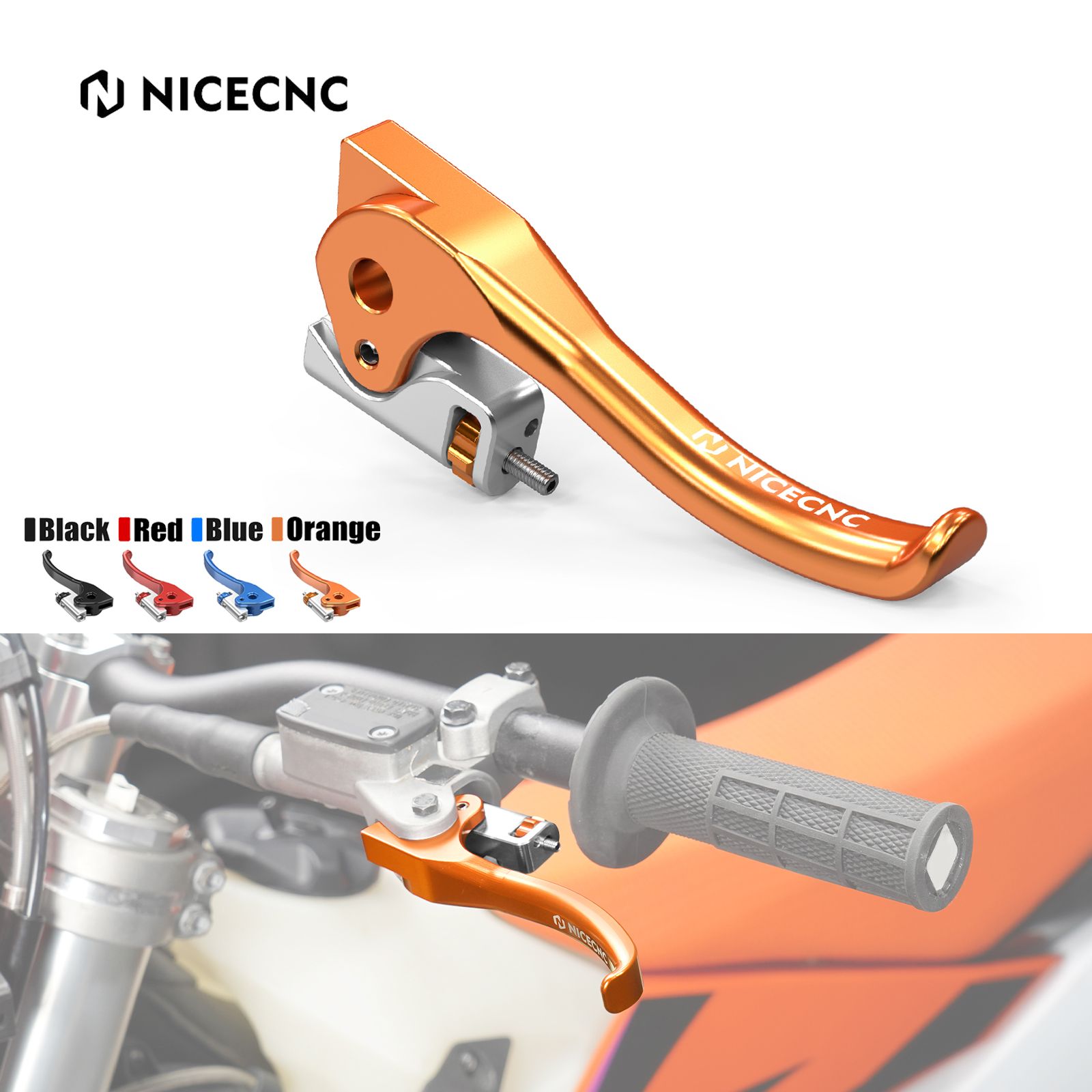 KTM EXC 300/250/350/SX 125/250/450 用 ショートクラッチレバー 2006-2025