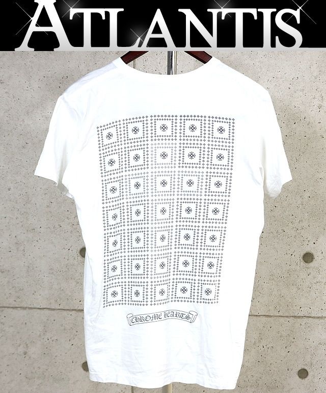 CHROME HEARTS 銀座店 クロムハーツ CHプラス ポケット付き Tシャツ 半袖 メンズ size:M 白 103827