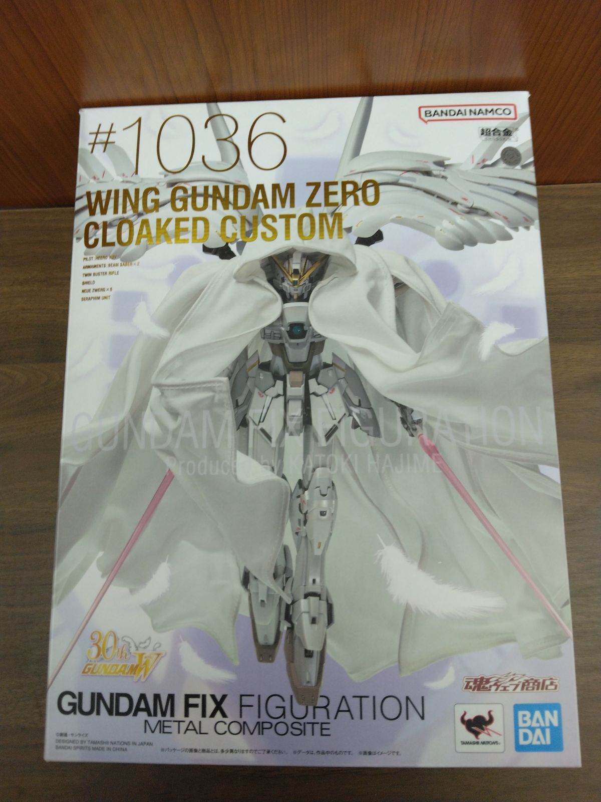 ウイングガンダムゼロ クロークドカスタム 「新機動戦記ガンダムW -Operation 30th-」 GUNDAM FIX FIGURATION METAL COMPOSITE 魂ウェブ商店限定