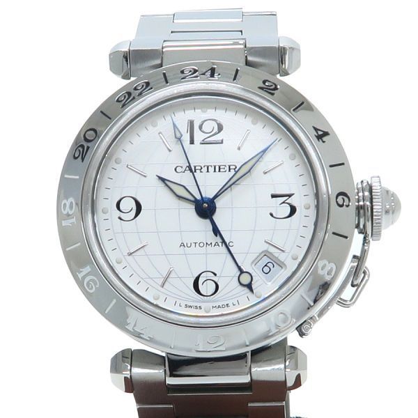 カルティエ パシャCメリディアン 35mm W31078M7 ボーイズ 腕時計【Aランク】【中古】