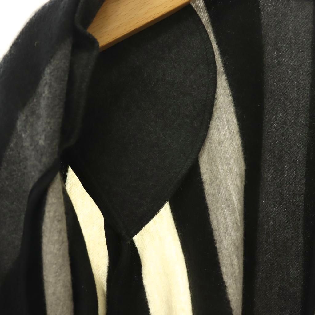 バレンシアガ BALENCIAGA ウールストライプジャケット テーラード S