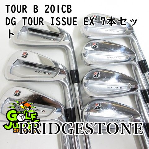 中古】アイアンセット ブリヂストン TOUR B 201CB DG TOUR ISSUE EX 7