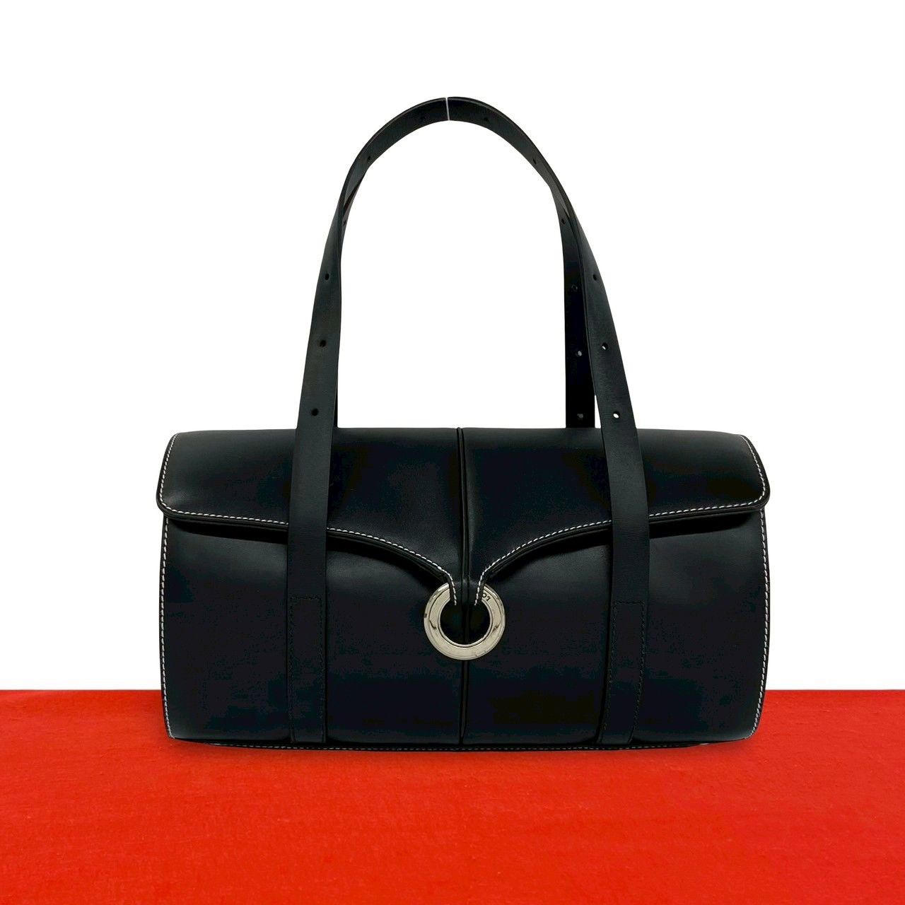 美品 LOEWE ハンドバッグ レザー 美品】LOEWE ロエベ アナグラム 