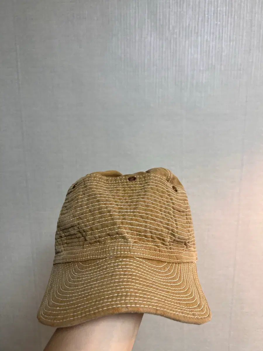 キャピタル 海 キャップ ベージュ