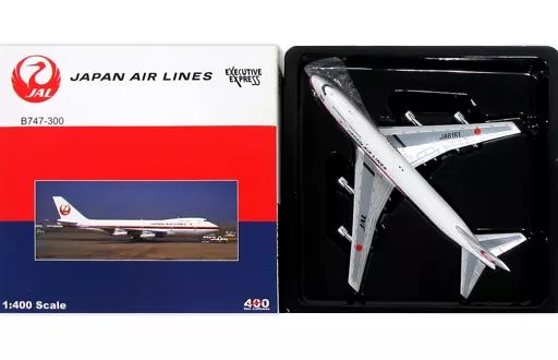 【中古】ミニカー 1/400 B747-300 JAPAN AIRLINES EXCUTIVE EXPRESS (ホワイト) [2004-028]