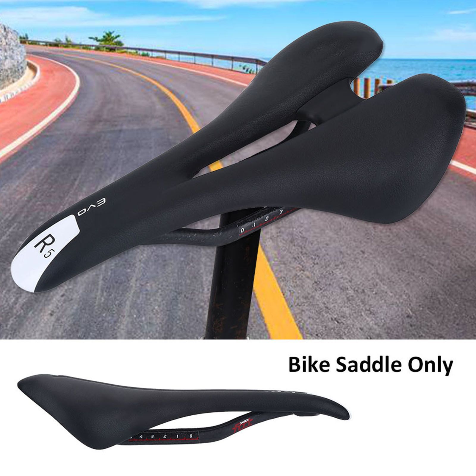 自転車用 超軽量カーボン柄サドル ブラック 7,509円