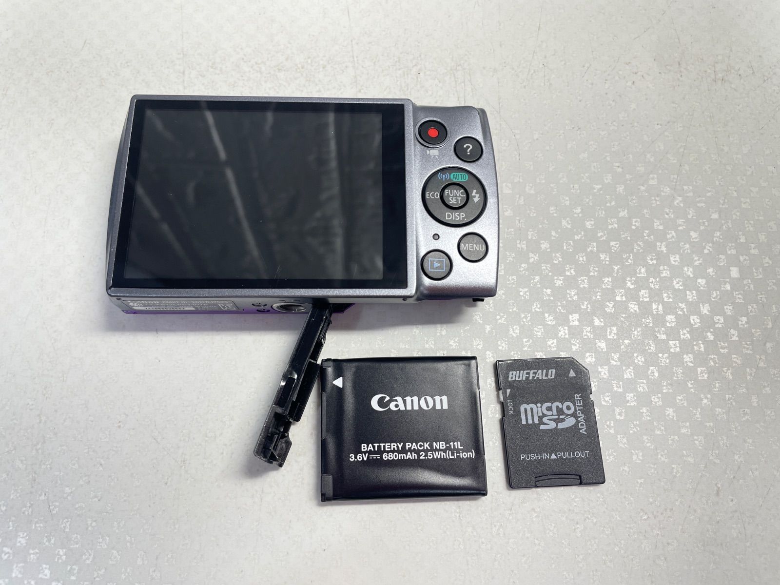 通電確認済み】Canon キャノン PowerShot A3500 IS パープル デジタル