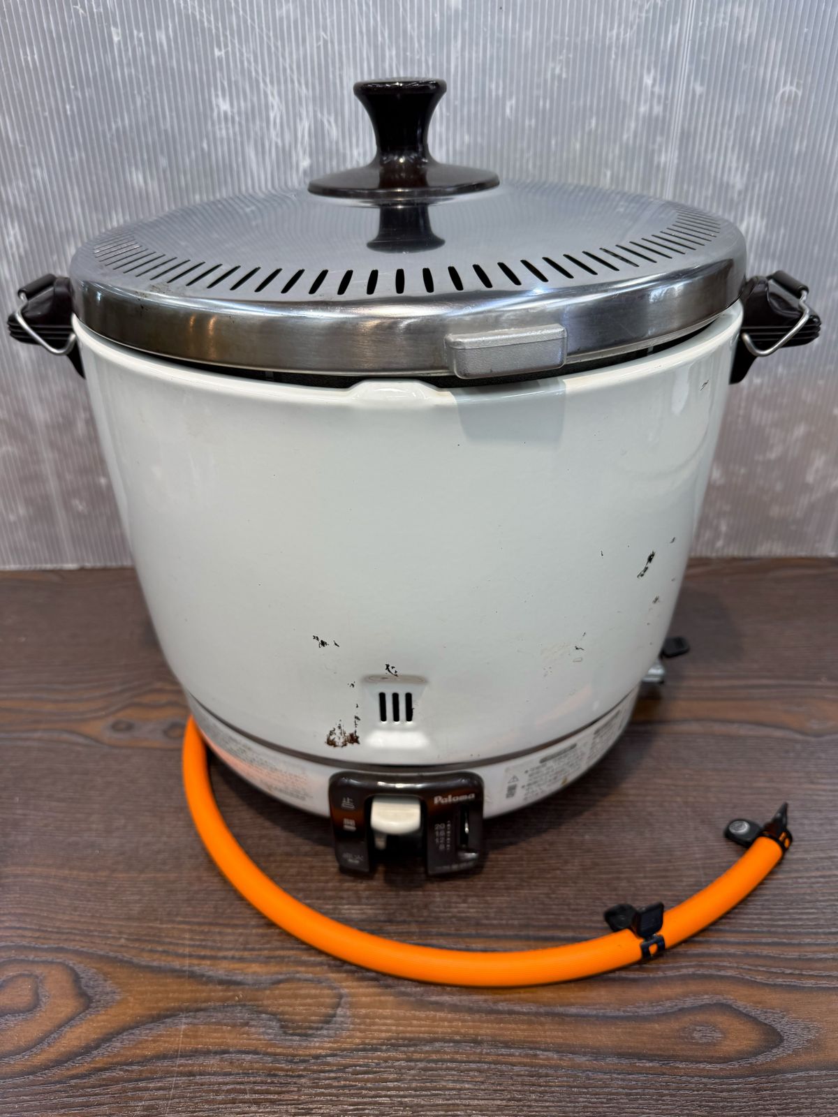 送料無料S05448 パロマ　業務用ガス炊飯器PR-401S・SF LPガス用　2.2升 良品