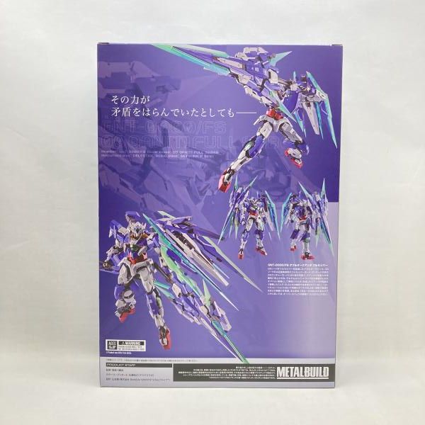 【中古】バンダイ L BUILD ダブルオークアンタ フルセイバー 未開封品 機動戦士ガンダム00V戦記[97][240097247640] 中古】バンダイ METAL BUILD ダブルオークアンタ フルセイバー 未開封