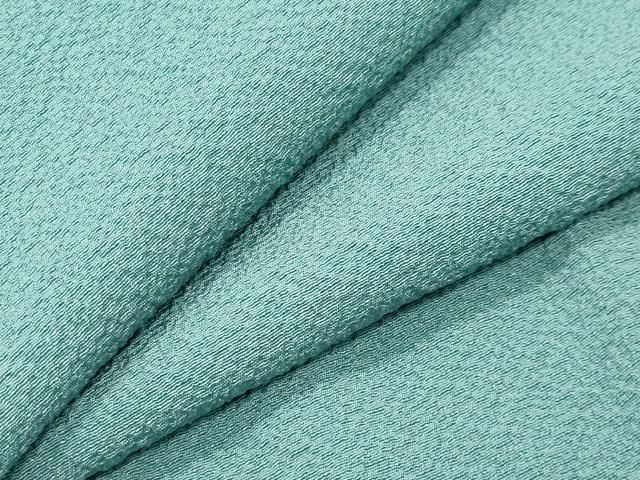平和屋着物●上質な色無地　白群色　正絹　逸品　CABI0646gh