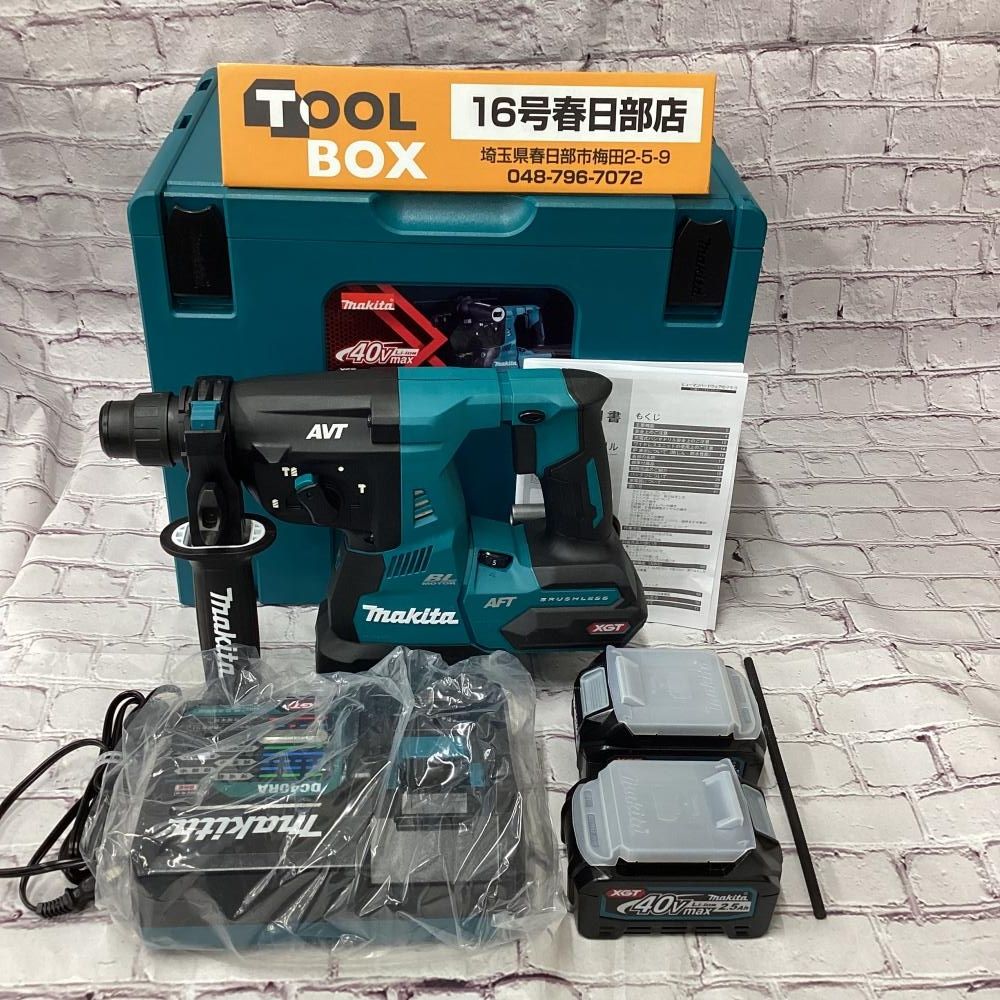 【未使用・長期保管品】makita/マキタ HR001GRDX 40Vmax充電式ハンマドリル② 【201】