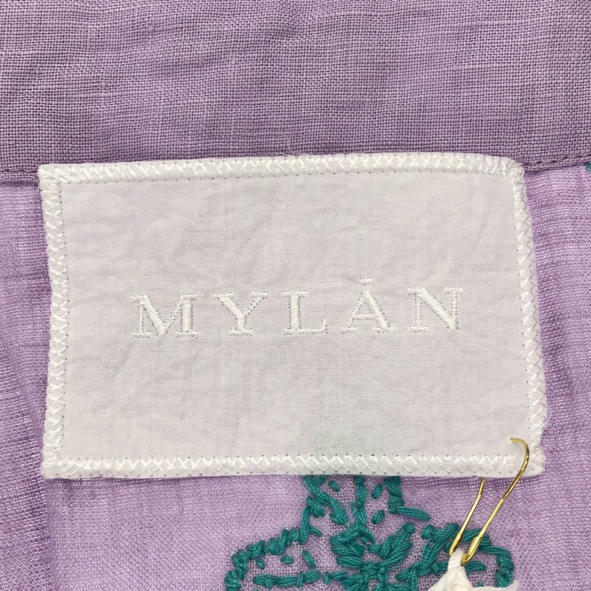 MYLAN/マイラン Tape Embroidery Dress エンブロイダリーチュニック