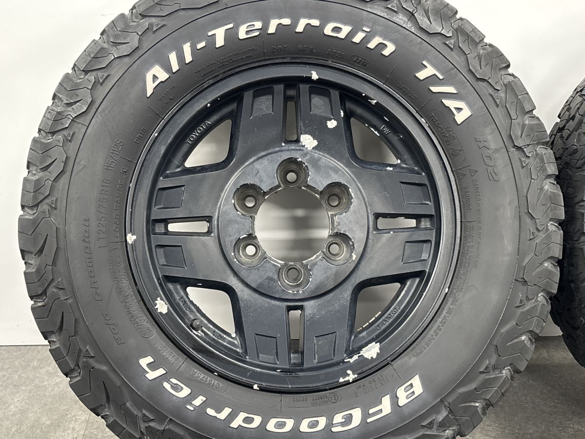 交換用に】トヨタ 78系 ランドクルーザープラド 純正 16in 6J ±0 