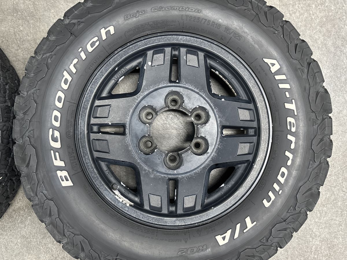 交換用に】トヨタ 78系 ランドクルーザープラド 純正 16in 6J ±0