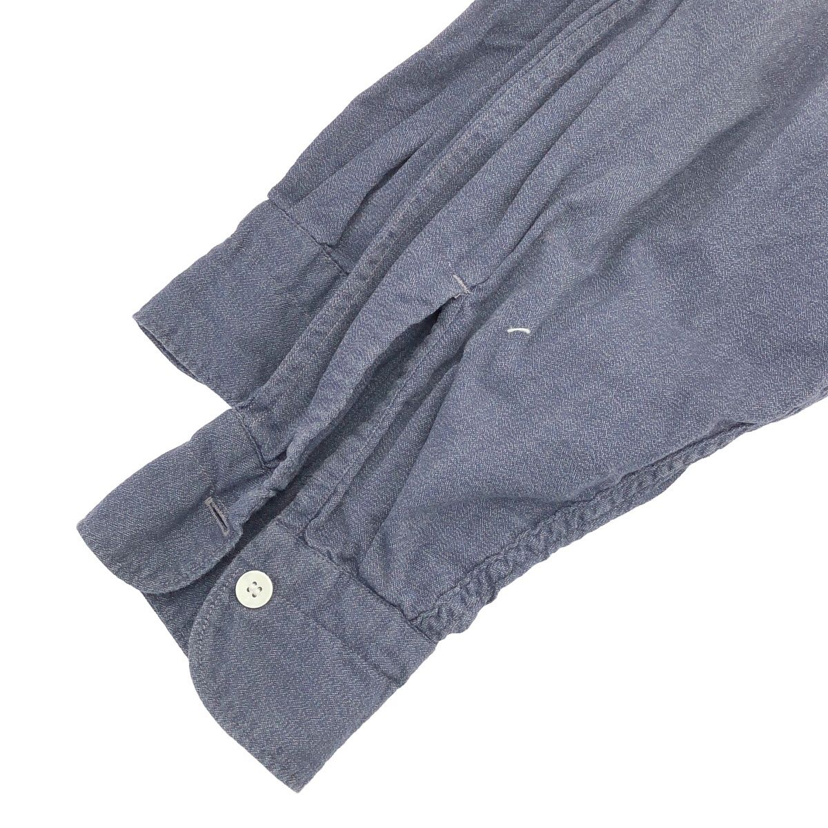 COMOLI コモリ 24SS ヨリ杢ワークシャツ Z01-02092 ブルー 4 - メルカリ