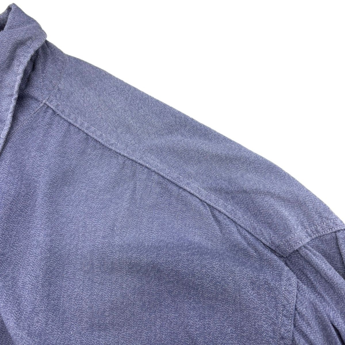 COMOLI コモリ 24SS ヨリ杢ワークシャツ Z01-02092 ブルー 4 - メルカリ