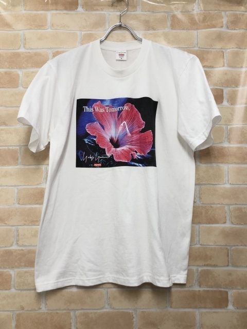 【中古】 Supreme×Yohji Yamamoto シュプリーム This Was Tomorrow Tee ホワイト M 111455924