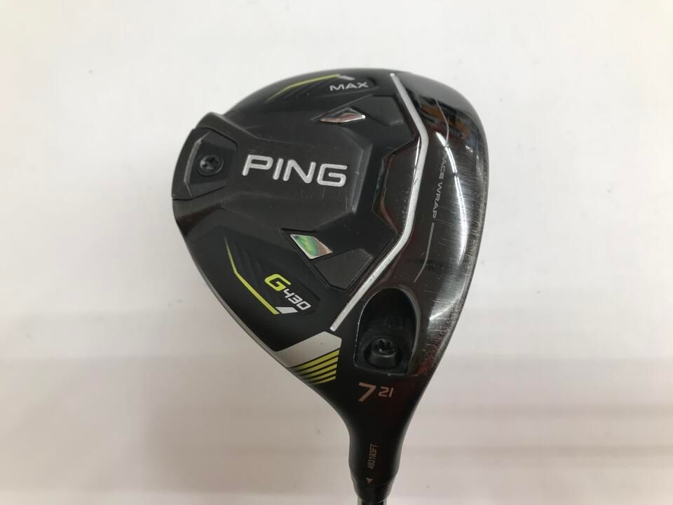 ピン　G430 MAX　21度　TOUR 2.0 CHROME 65　Xフレックス　フェアウェイウッド　中古　ゴルフドゥ！水戸店【最短即日発送】