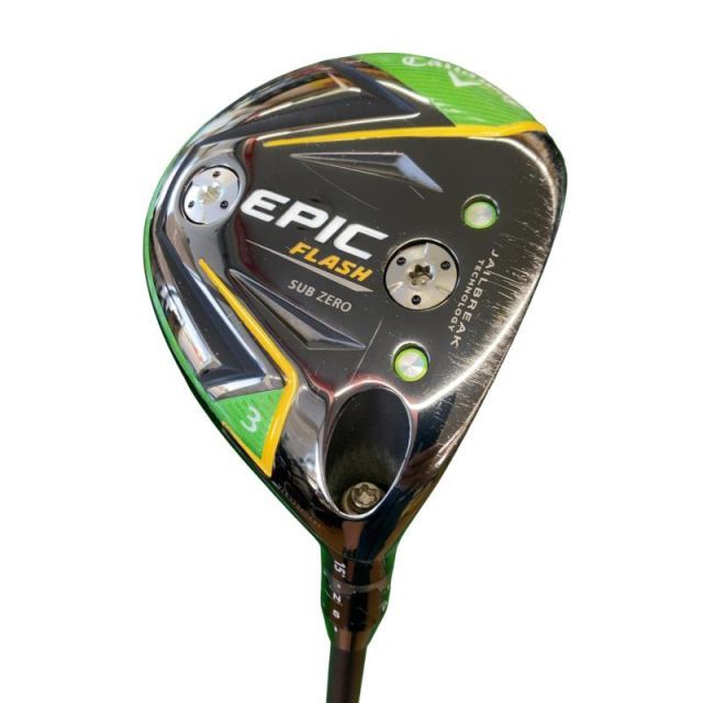 【中古】 キャロウェイ EPIC FLASH SUBZERO 3W フェアウェイウッド FW Tour AD SZ(フェアウェイ) (フレックスS) メンズ 男性用 右利き 右用 Cランク ゴルフクラブ