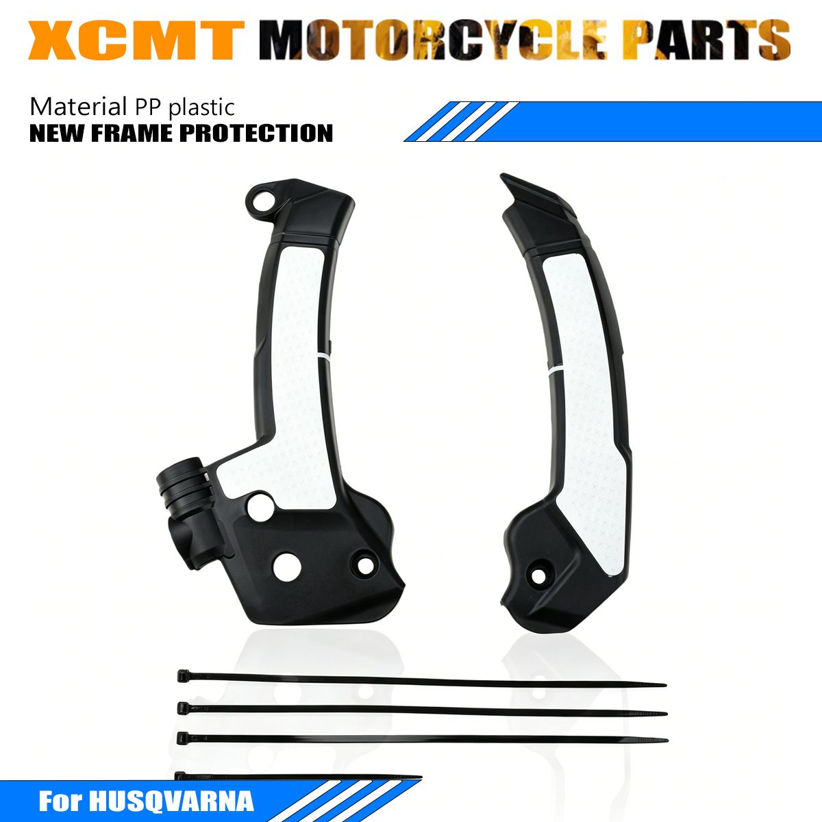 HUSQVARNA FC/FE/FX/TC/TE/TX 125-501S W用 PPフレームプロテクター 2023-2025
