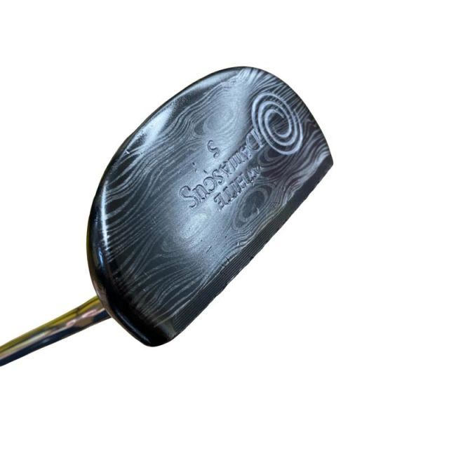 【中古】 オデッセイ WHITE DAMASCUS #5 ブラック 34インチ パター PT スチール (フレックスその他) メンズ 男性用 右利き 右用 Cランク ゴルフクラブ