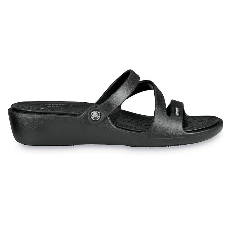 【新品】 [CROCS(クロックス)] サンダル パトリシア ウィメン レディース ブラック/ブラック 23 cm