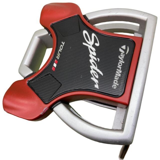 【中古】 テーラーメイド Spider Tour RED 34インチ パター PT スチール (フレックスその他) メンズ 男性用 右利き 右用 Cランク ゴルフクラブ