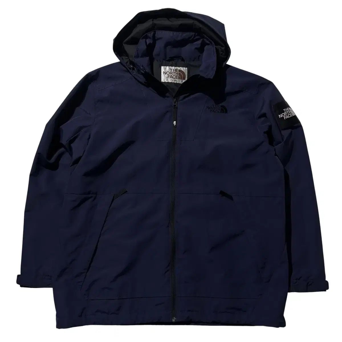 L THE NORTH FACE ザノースフェイス 白ラベル サイドロゴ ウィンドブレーカー ジャケット