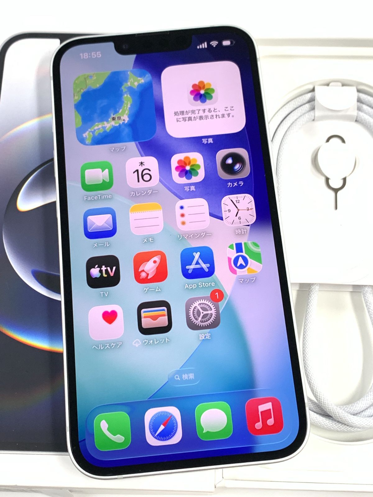 未使用 iPhone16e 512GB ホワイト SIMフリー Apple - メルカリ