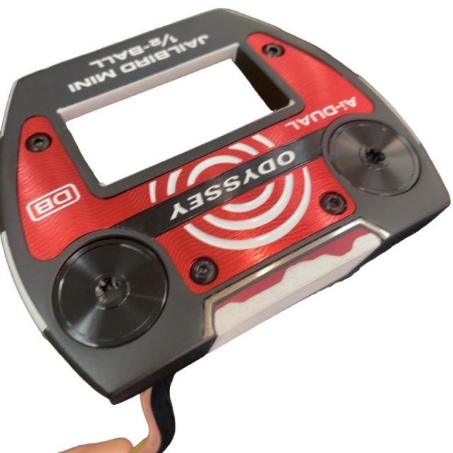 【中古】 オデッセイ Ai-DUAL JAILBIRD MINI DB 34インチ パター PT STROKE LAB 90 スチール (フレックスその他) メンズ 男性用 右利き 右用 Bランク ゴルフクラブ