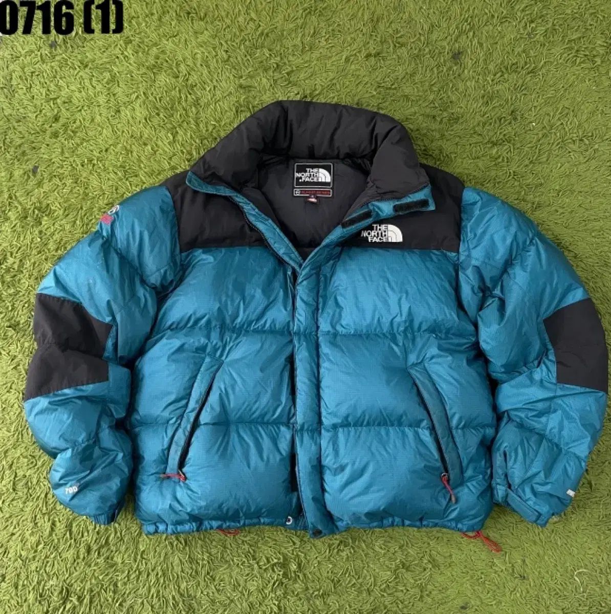 THE NORTH FACE ザノースフェイス 700 ウィンドストッパー パファー ブルー XL