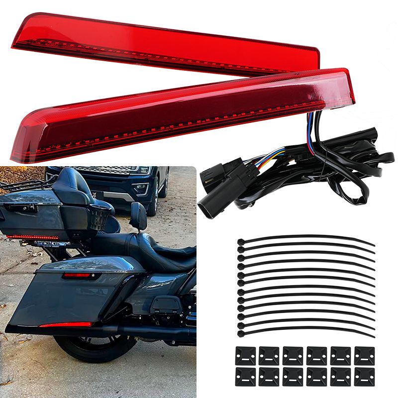 ハーレーツーリング用 LEDサドルバッグ延長ライト 2014-2024